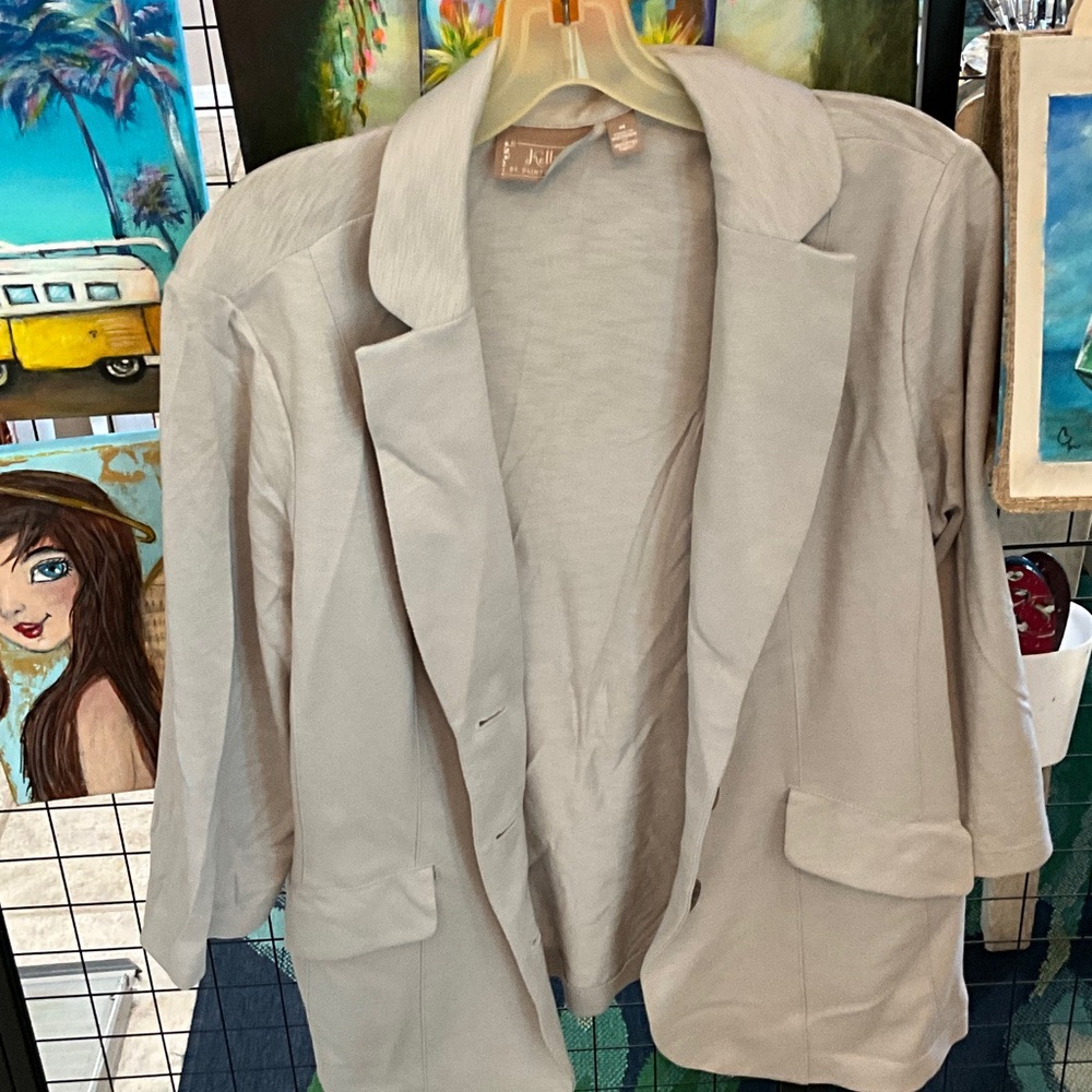 J. Jill Women's Blazer in Light Gray
